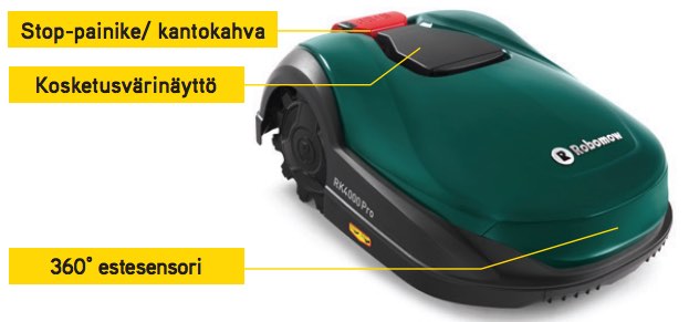 Robomow RK4000 PRO robottileikkuri Bluetooth & GSM (4000 m2)