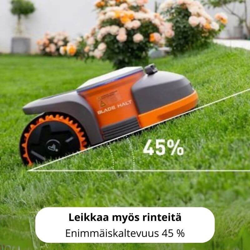 Segway Navimow H1500E rajalangaton robottileikkuri GPS + VisionFence (1500 m2)