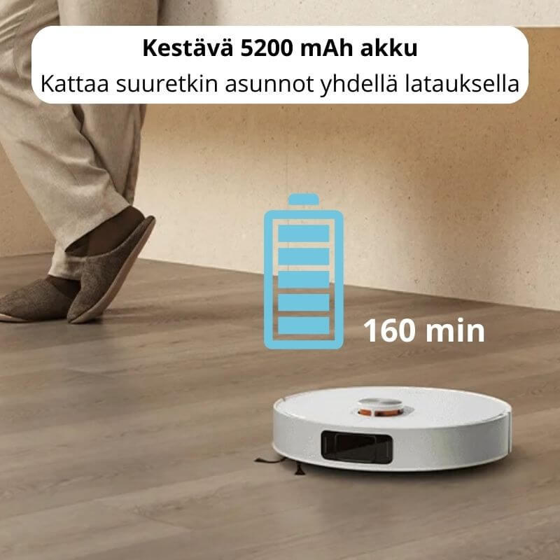 Xiaomi Robot Vacuum X20 Pro robotti-imuri & -moppi + puhdistustelakka