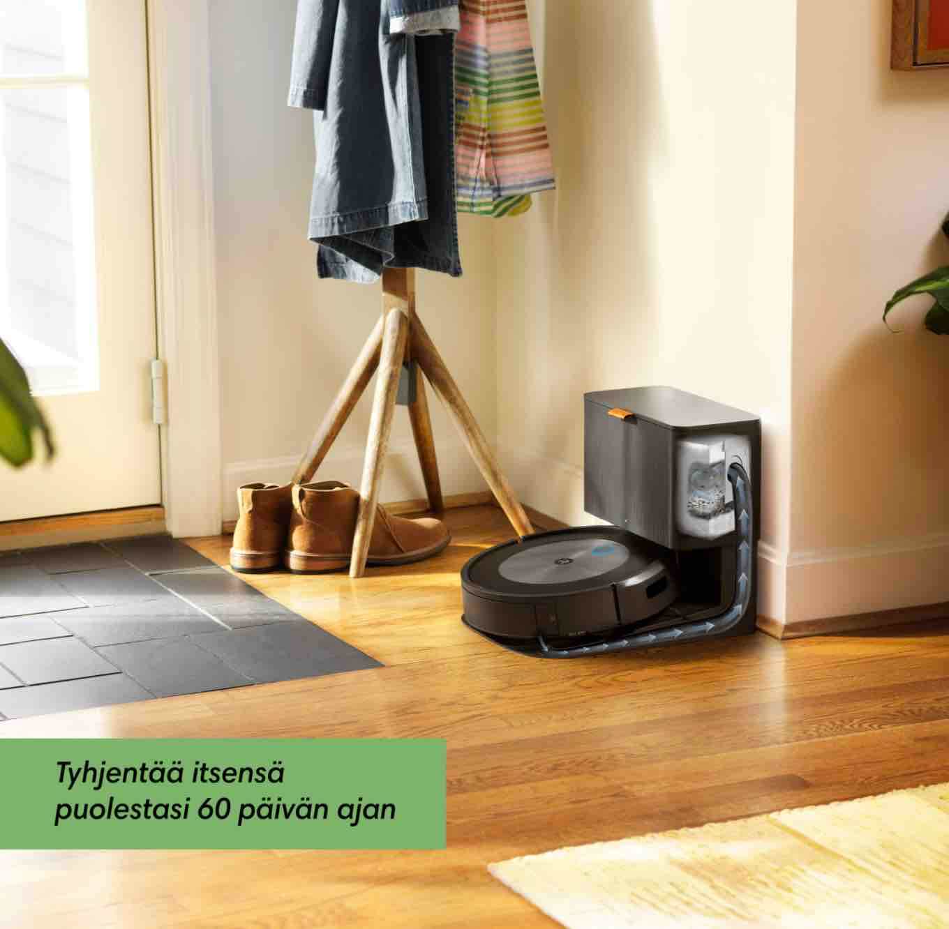 iRobot Roomba j7+ robotti-imuri + tyhjennystelakka