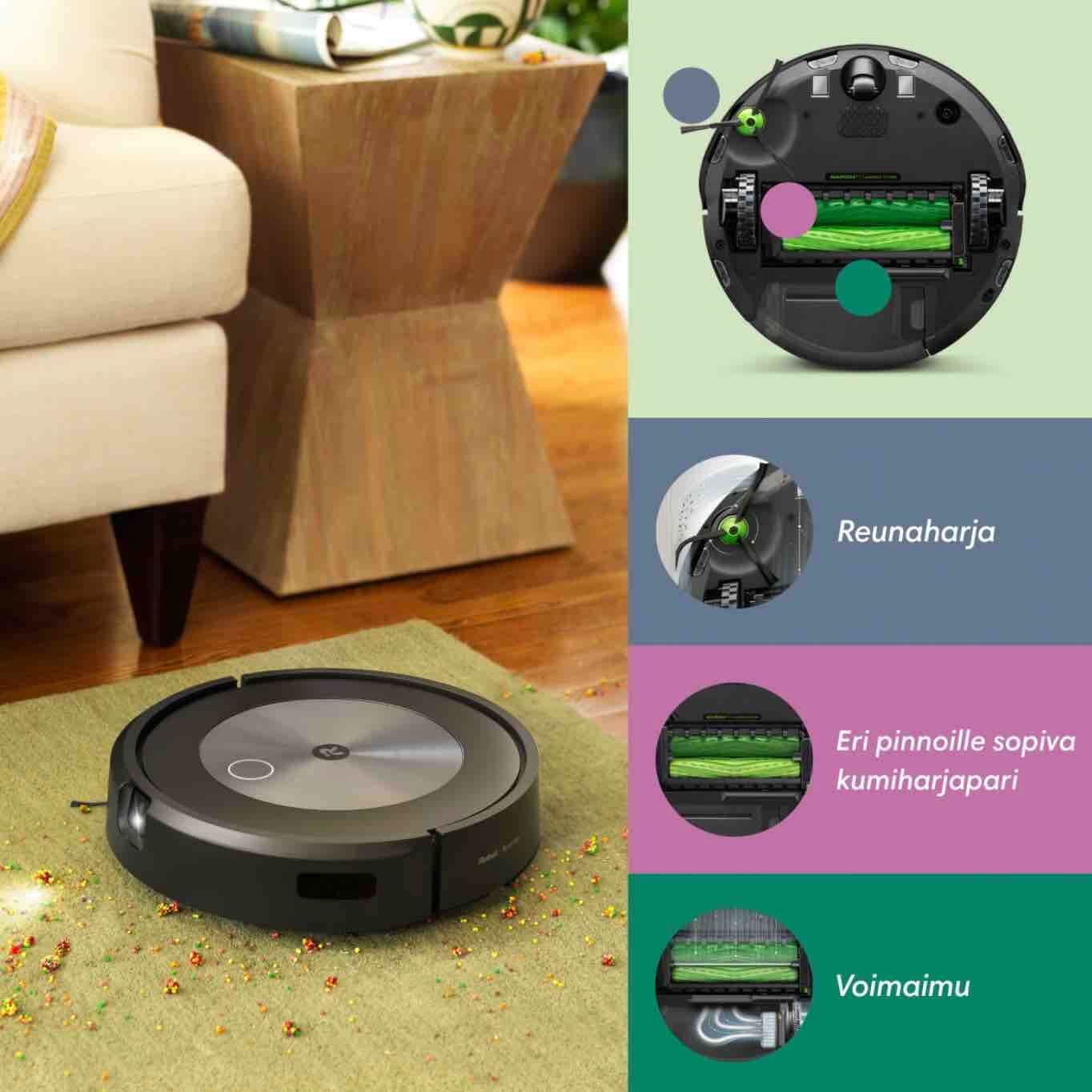 iRobot Roomba j7+ robotti-imuri + tyhjennystelakka