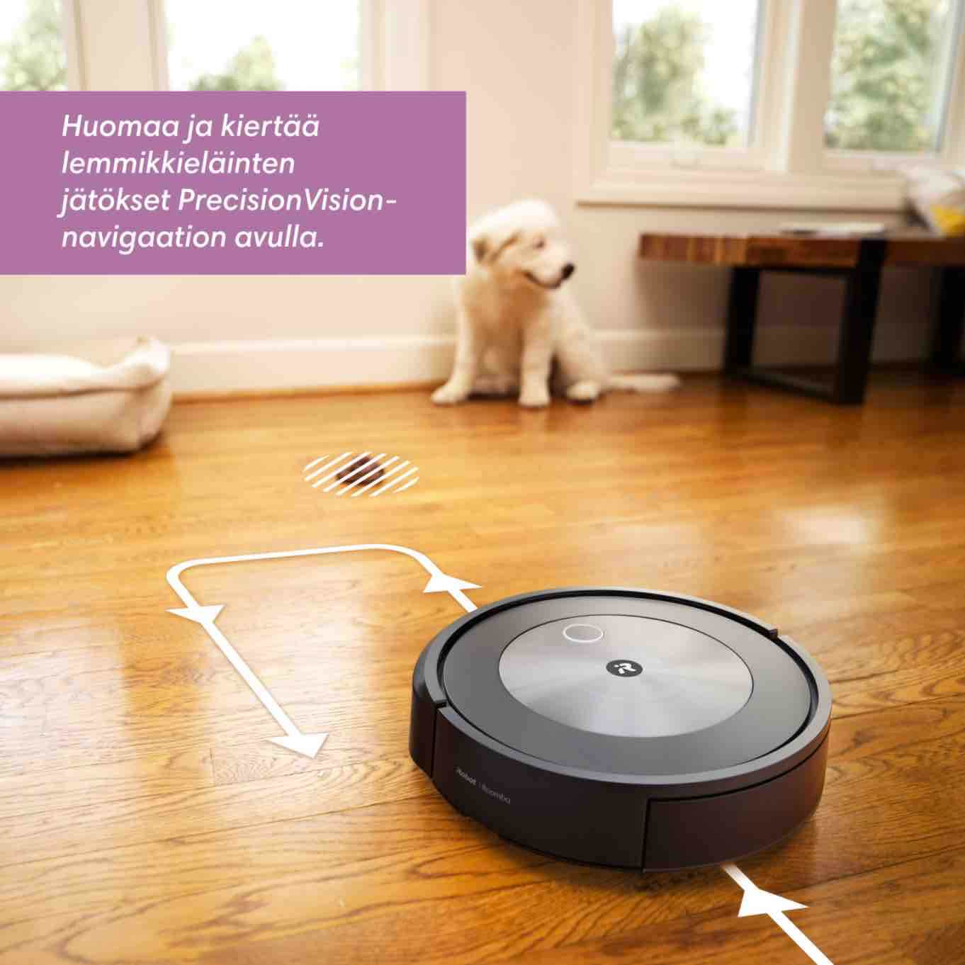 iRobot Roomba j7+ robotti-imuri + tyhjennystelakka