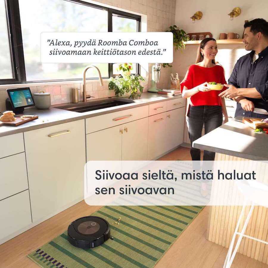 iRobot Roomba Combo j9+ robotti-imuri & -moppi + tyhjennystelakka