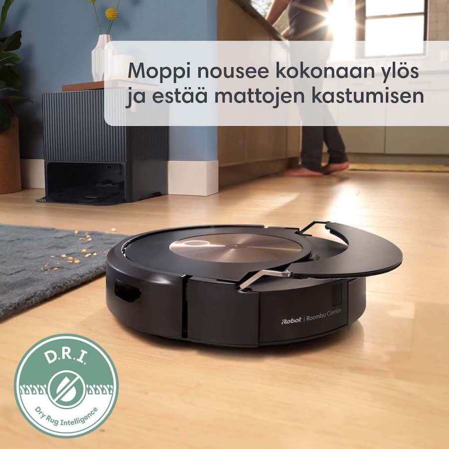 iRobot Roomba Combo j9+ robotti-imuri & -moppi + tyhjennystelakka